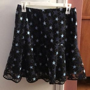 new Sandro star laced skirt